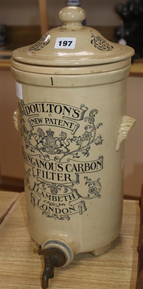 A Doultons manganous carbon filter